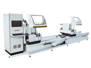 鋁型材任意角數(shù)控雙頭切割鋸 L JZ2R-CNC-500×5000/6000